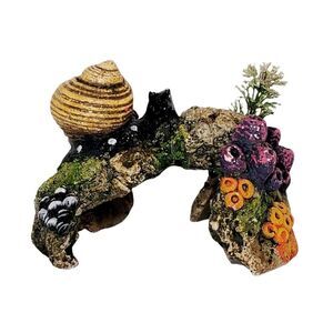 Artificial Coral Aquarium Ornament Fish Shrimp Shelter Reef Aquascape Decoration